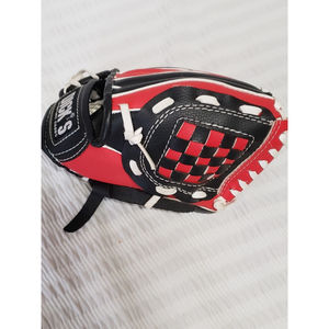 Dick's Sporting Goods Black & Red T-Ball Youth Glove Kids Baseball 8"